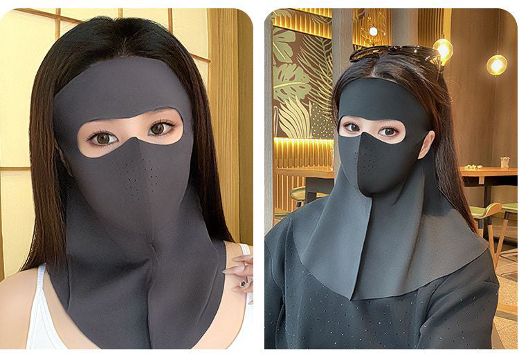 フェイスカバー フェイスマスク ネックカバー 女性 夏 接触冷感 商品画像3