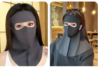 フェイスカバー フェイスマスク ネックカバー 女性 夏 接触冷感 商品画像3
