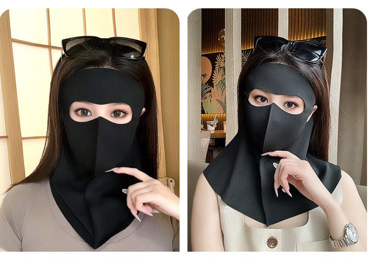 フェイスカバー フェイスマスク ネックカバー 女性 夏 接触冷感 商品画像5