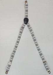サスペンダー キッズ 子供用 男の子 女の子 ピアノ 鍵盤 Y型 吊りバンド おしゃれ かわいい モノトーン 発表会 パーティー