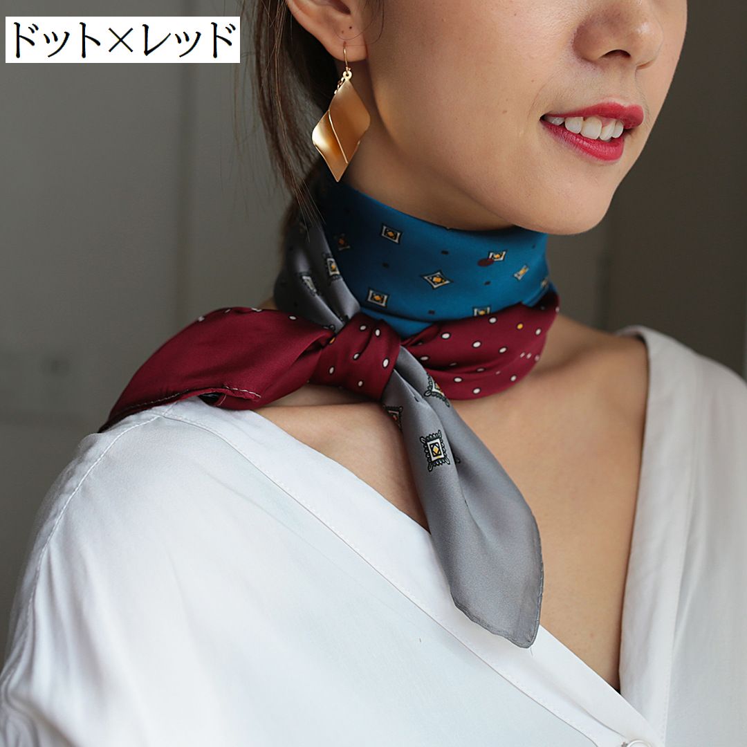 スカーフ レディース 女性用 正方形 70cm ストール 商品画像3