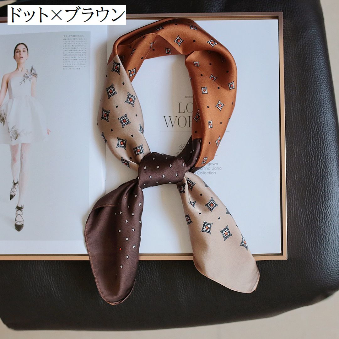 スカーフ レディース 女性用 正方形 70cm ストール 商品画像5