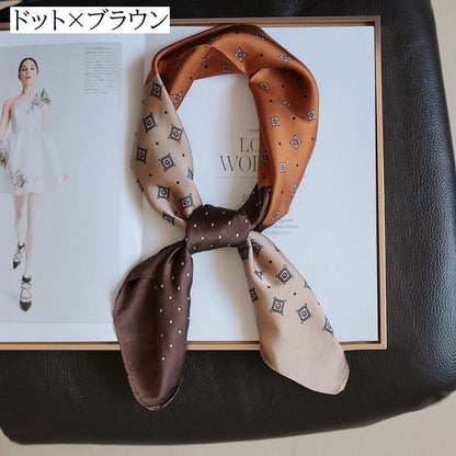スカーフ レディース 女性用 正方形 70cm ストール 商品画像5