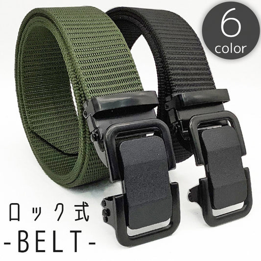 ベルト メンズ レディース 男女兼用 ロック式 バックル 商品画像