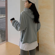 付け裾 つけ裾 レディース 女性 婦人 スリット 重ね着風 ウエストゴム シンプル かわいい おしゃれ フェイクレイヤード 体型カバー