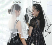 ウェディングベール ウェディング用品 ブライダル用品 結婚式用 挙式用品 写真撮影 記念撮影 レース ロング 長め丈 レディース 女性 婦人 花嫁 ウェーブ コーム付き 透け感 シアー ロング 取り付け簡単 揺れる かわいい おしゃれ 黒 白
