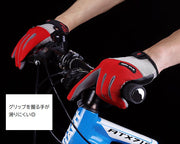 サイクルグローブ サイクリンググローブ 手袋 メンズ レディース 男女兼用 タッチパネル対応 スマホ操作可能 面ファスナー 保護 滑り止め 滑りにくい 女性 男性 自転車 ツーリング おしゃれ カッコいい