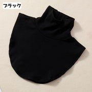 つけ襟 ファッション小物 レディース 女性 タートルネック ボーダー ホワイト ブラック シンプル カジュアル おしゃれ 重ね着風