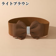サッシュベルト ゴムベルト リボンベルト レディース 女性 ファッション雑貨 太ベルト ウエストマーク 幅広 ゴム製 伸縮 ボタン式 ラインストーン フェミニン ガーリー カジュアル ポップ 可愛い かわいい 華やか キュート ワンピース ドレス おしゃれ