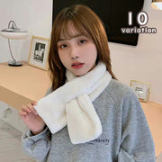 ティペット マフラー レディース 女性用 無地 かわいい おしゃれ シンプル 防寒 もこもこ ふわふわ あったか 暖かい 普段使い カラバリ豊富 プレゼント