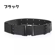 ベルト 穴あき メンズ 男性 レディース 女性 ワンタッチバックル アウトドア 登山 スポーツ カジュアル 簡単装着 シンプル