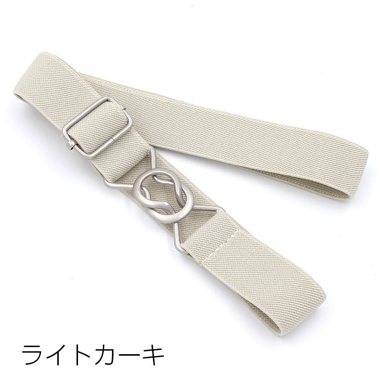 ベルト 子供用 8の字バックル ゴムベルト だるまひっかけ キッズ 商品画像5