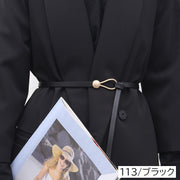 細ベルト 穴なし ファッションベルト レディース 女性用 ウエストマーク 細め スリム レザー調 フェイクレザー 婦人用 ファッション雑貨 カジュアル おしゃれ お出掛け