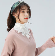 つけ襟 付け襟 レディース 女性 大人 レース 花 スタンダード 重ね着風 レイヤード風 シンプル レギュラー 着ぶくれしない カジュアル フォーマル デイリー 普段使い ファッション小物 お出かけ おしゃれ かわいい