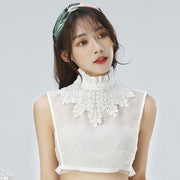 つけ襟 付け襟 レディース 女性 大人 レース 花 スタンダード 重ね着風 レイヤード風 シンプル レギュラー 着ぶくれしない カジュアル フォーマル デイリー 普段使い ファッション小物 お出かけ おしゃれ かわいい