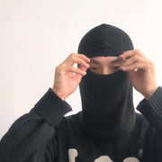 目出し帽 フェイスマスク バラクラバ フェイスカバー 男女兼用 メンズ レディース ユニセックス 黒 茶色 青 赤 無地 迷彩柄 フリース シンプル もこもこ あったか 防寒 アウトドア お出かけシーン