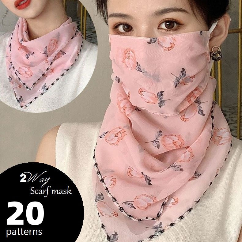 スカーフマスク 2WAY フェイスカバー ネックカバー 日焼け予防 防塵 商品画像
