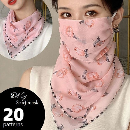 スカーフマスク 2WAY フェイスカバー ネックカバー 日焼け予防 防塵 商品画像
