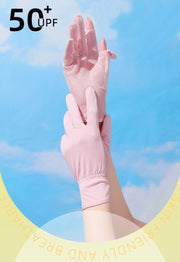 手袋 グローブ レディース ショート丈 薄手 夏 UVカット 紫外線対策 日焼け防止 滑り止め 接触冷感 蒸れない スマホ対応