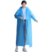 レインコート ロング丈 フード付き 大人用 男女兼用 カッパ 雨合羽 かっぱ レインウェア 雨具 袖口ゴム レディース メンズ シンプル 定番 ベーシック 梅雨 雨対策グッズ