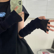 アームウォーマー アームカバー レディース 女性 婦人 服飾小物 ファッション小物 リブ フェイクファー 無地 単色 シンプル かわいい おしゃれ 指なし手袋 手首 防寒 日焼け対策