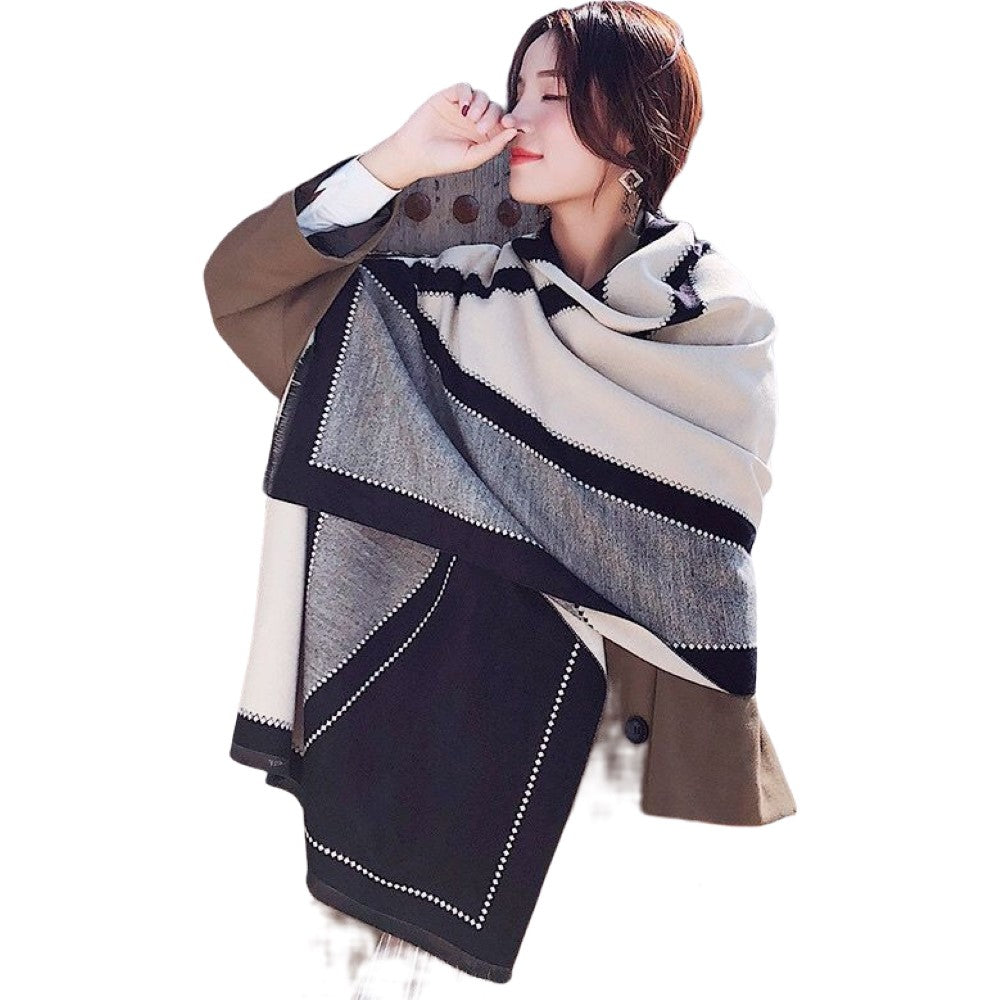 ストール マフラー ショール レディース 大判 ロング 190×70cm 秋冬 防寒 暖かい プレゼント フリンジ リバーシブル フェイクカシミア ネックウォーマー 保温 あったか チェック柄 花 フラワー 幾何学 カジュアル 上品 おしゃれ 小顔コーデ 通勤 通学 オフィス デイリー お出かけ お呼ばれ 春 秋 冬 大人 女性 彼女 妻 友達 ギフト 贈り物 誕生日 母の日