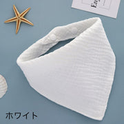 スタイ よだれかけ ビブ ガーゼ ベビー 赤ちゃん 三角スタイ スナップボタン 着脱簡単 よだれカバー お食事 無地 シンプル かわいい おしゃれ 男の子 女の子 幼児 乳児 子供 子ども