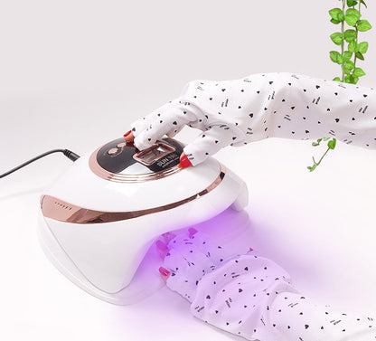 ネイル用UVカット手袋 UVカットグローブ ハンドケア用品 指先なし ネイルグローブ 紫外線対策 商品画像3