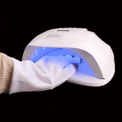 ネイル用UVカット手袋 UVカットグローブ ハンドケア用品 指先なし ネイルグローブ 紫外線対策 商品画像4