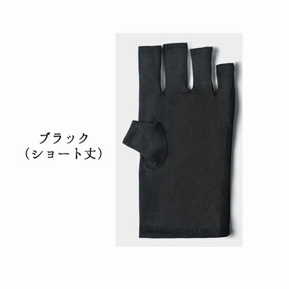 ネイル用UVカット手袋 UVカットグローブ ネイルケア用品 指先なし ネイルグローブ 紫外線対策 商品画像4