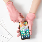 手袋 スマホ対応 レディース 女性 婦人 指穴 指なし 暖かい あったか 保温 防寒 防風 かわいい おしゃれ 上品 高級感