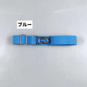 ベルト 子供用 ゴムベルト だるまひっかけ 8の字バックル バックル キッズ 子供 男の子 女の子 男児 女児 ファッション小物 伸縮性 着脱簡単 調節可能 便利 小学生 通学 おしゃれ かわいい かっこいい 無地 単色 カラバリ豊富 カジュアル お呼ばれ 結婚式 普段使い