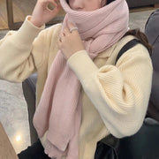 マフラー レディース メンズ 女性 男性 ユニセックス ニット 暖かい あったか 防寒対策 冬 伸縮 無地 単色 シンプル おしゃれ 春 秋 冬 大人 女子 くすみカラー 着回し力 グリーン グレー ライトブルー 春先 薄手 ママ 10代 20代 30代 40代 50代 60代 ホワイト ブラック 黒 中学生 高校生