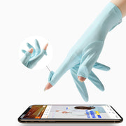手袋 レディース 女性用 指なし 指あり UPF50+ UVカット 紫外線対策 スマホ対応 滑り止め 通気性 涼しい アウトドア スマートフォン タッチパネル