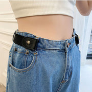 ベルト ループフックベルト レディース 婦人用 ファッション小物 ボタン式 簡単 便利 伸びる おしゃれ カジュアル シンプル
