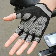 サイクルグローブ フィンガーレスグローブ 手袋 指なし サイクリング 滑り止め メッシュ 通気性 マジック テープ 面ファスナー 自転車 ロードバイク マウンテンバイク スポーツ用