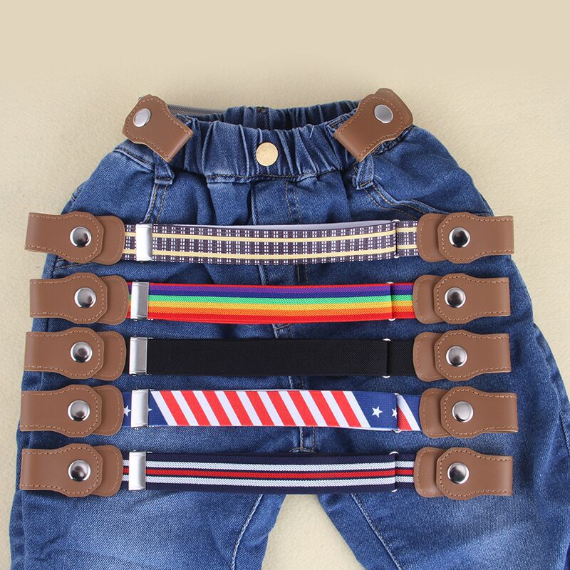 キッズ ゴム ベルト キッズベルト 子供ベルト バックルなし 商品画像2