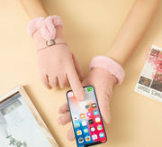 手袋 レディース 女性 グローブ タッチパネル対応 裏起毛 裏ボア スマホ操作可能 モコモコ 暖かい 防寒 寒さ対策