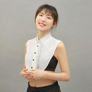 つけ襟 重ね着 レディース レース 立ち襟 レイヤード 前開き フェイク 黒 白 かわいい エレガント おしゃれ ファッション小物