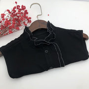 つけ襟 重ね着 レディース レース 立ち襟 レイヤード 前開き フェイク 黒 白 かわいい エレガント おしゃれ ファッション小物