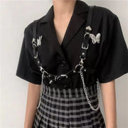 ベルト ファッションベルト レディース 女性 ファッション雑貨 ウエストチェーン ブラック かっこいい おしゃれ アクセント