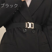 ベルト ゴム ラバー レディース 女性 ウエストマーク ハイウエスト スクエアバックル 伸縮 無地 単色 シンプル フォーマル カジュアル おしゃれ 結婚式 お呼ばれ お出かけ