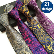 ネクタイ レギュラータイ メンズ 男性用 紳士用 8cm幅 ペイズリー柄 柄物 花柄 フラワー リーフ ビジネス 通勤 オフィス スーツ おしゃれ かっこいい お出かけ プレゼント ギフト 父の日 誕生日 社会人