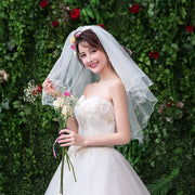 ウエディングベール 結婚式 服飾小物 レディース 女性 ウエディング ショートベール レース 小物 雑貨 ブライダル 花嫁 コスプレ イベント ハロウィン