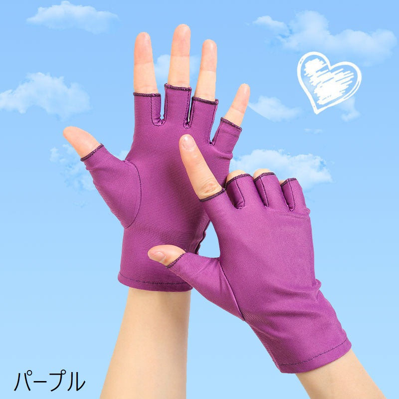 手袋 指無し手袋 フィンガーレス グローブ レディース 女性 商品画像2