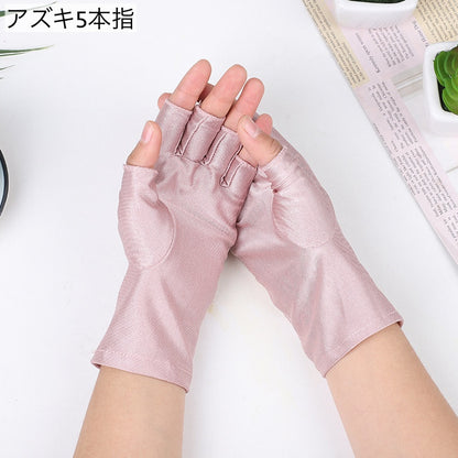 手袋 グローブ 指なし フィンガーレス 2本指 レディース 商品画像4