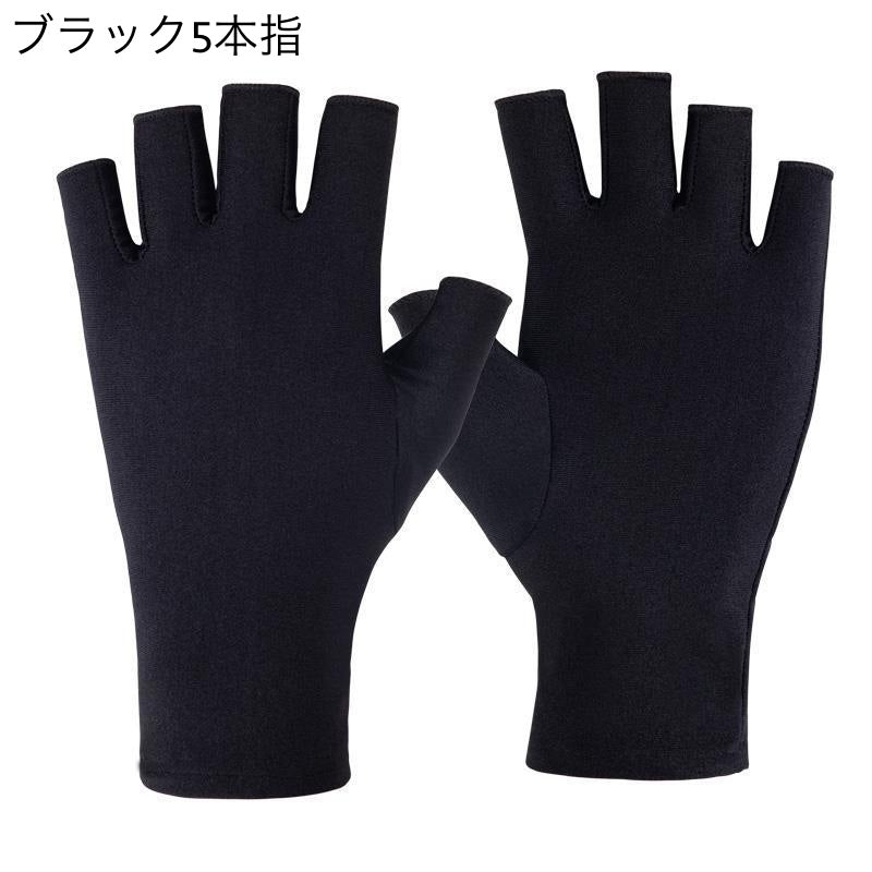 手袋 グローブ 指なし フィンガーレス 2本指 レディース 商品画像5