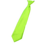 ネクタイ キッズ 子供 男の子 女の子 ワンタッチ ゴムバンド ファッション 小物 28cm 無地 光沢感 サテン風 フォーマル 入学式 卒業式 簡単 ジュニア デイリー シンプル カラバリ豊富