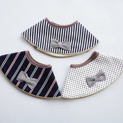 スタイ 360° 円形 よだれかけ ビブ つけ襟 ベビー用品 ベビー服 赤ちゃん 新生児 男の子 女の子 サークル型 ドーナツ型 蝶ネクタイ リボン ストライプ柄 スター柄 襟 エリ お食事 スナップボタン おしゃれ かわいい かっこいい お出かけ お食事 フォーマル 結婚式 パーティー 出産祝い ギフト プレゼント