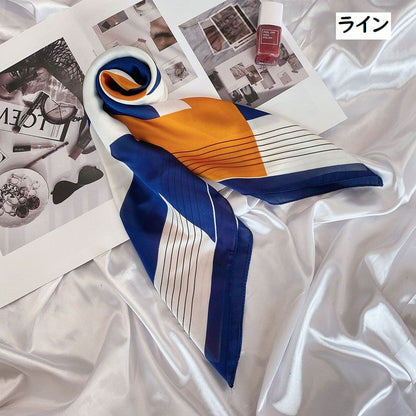 スカーフ レディース 女性用 70cm角 首元 アレンジ 商品画像5